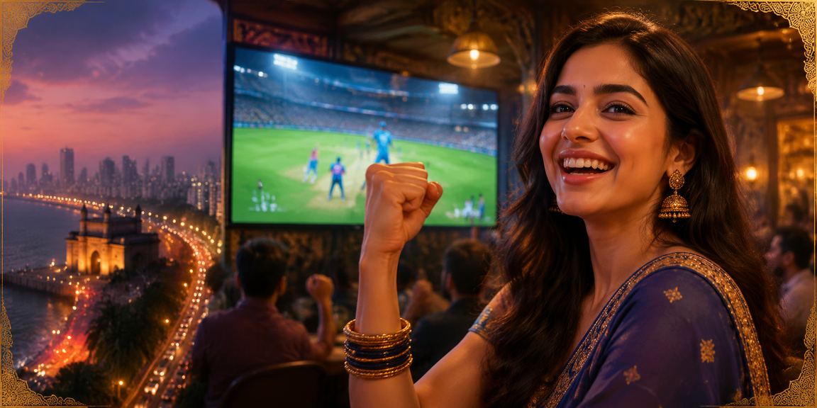 Players enjoying cricket betting action