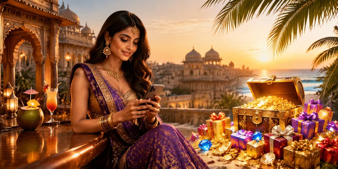 Mobile device showcasing live casino gaming experience in India